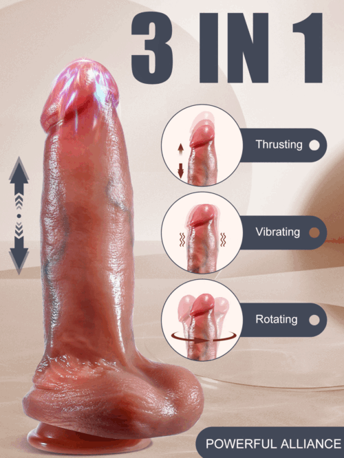 Dildo vibrador realista - Imagen 2