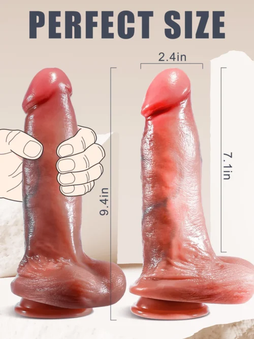 Dildo vibrador realista
