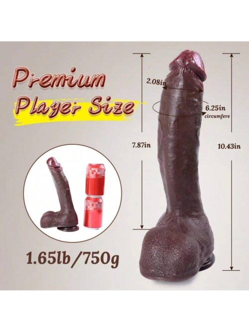 Dildo enorme negro realista - Imagen 4